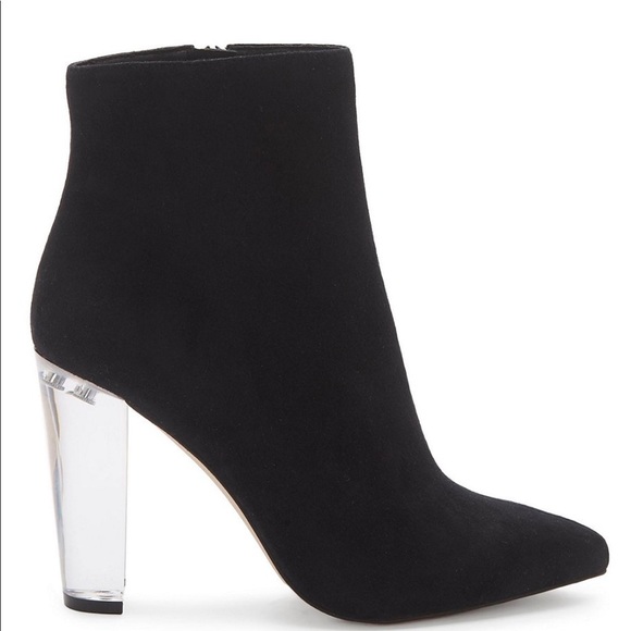 jessica simpson clear heel booties